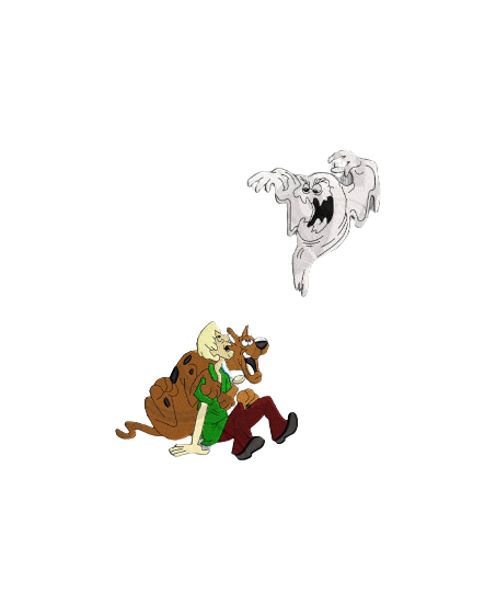 Scooby doo et fantome poche