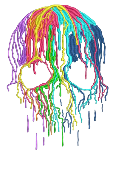 Colorful skull