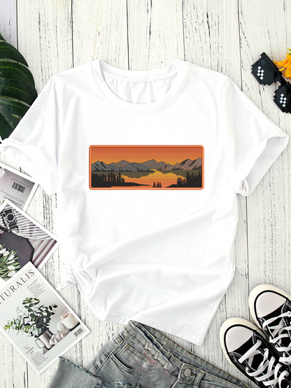 Paysage orange