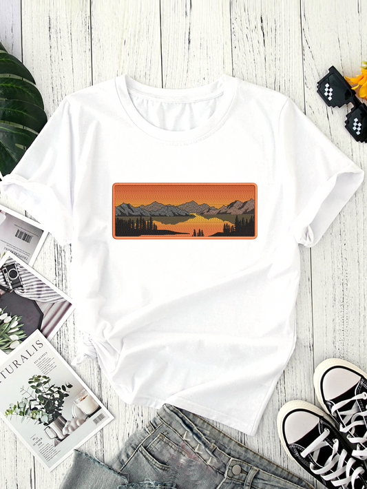 Orange landscape