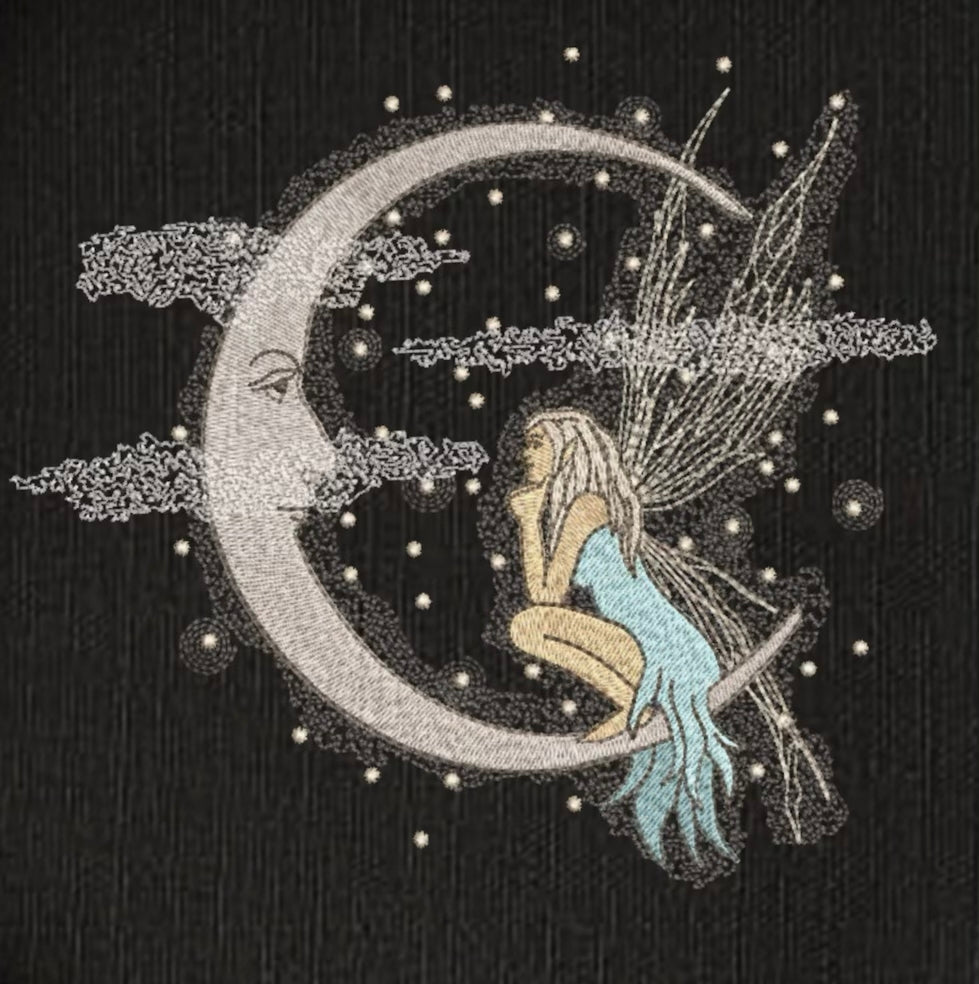 Fairy on the moon