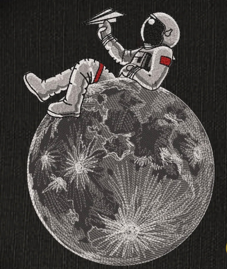 Astronaut on the moon