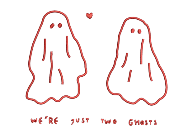 We're just two ghosts