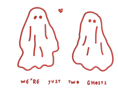 We're just two ghosts