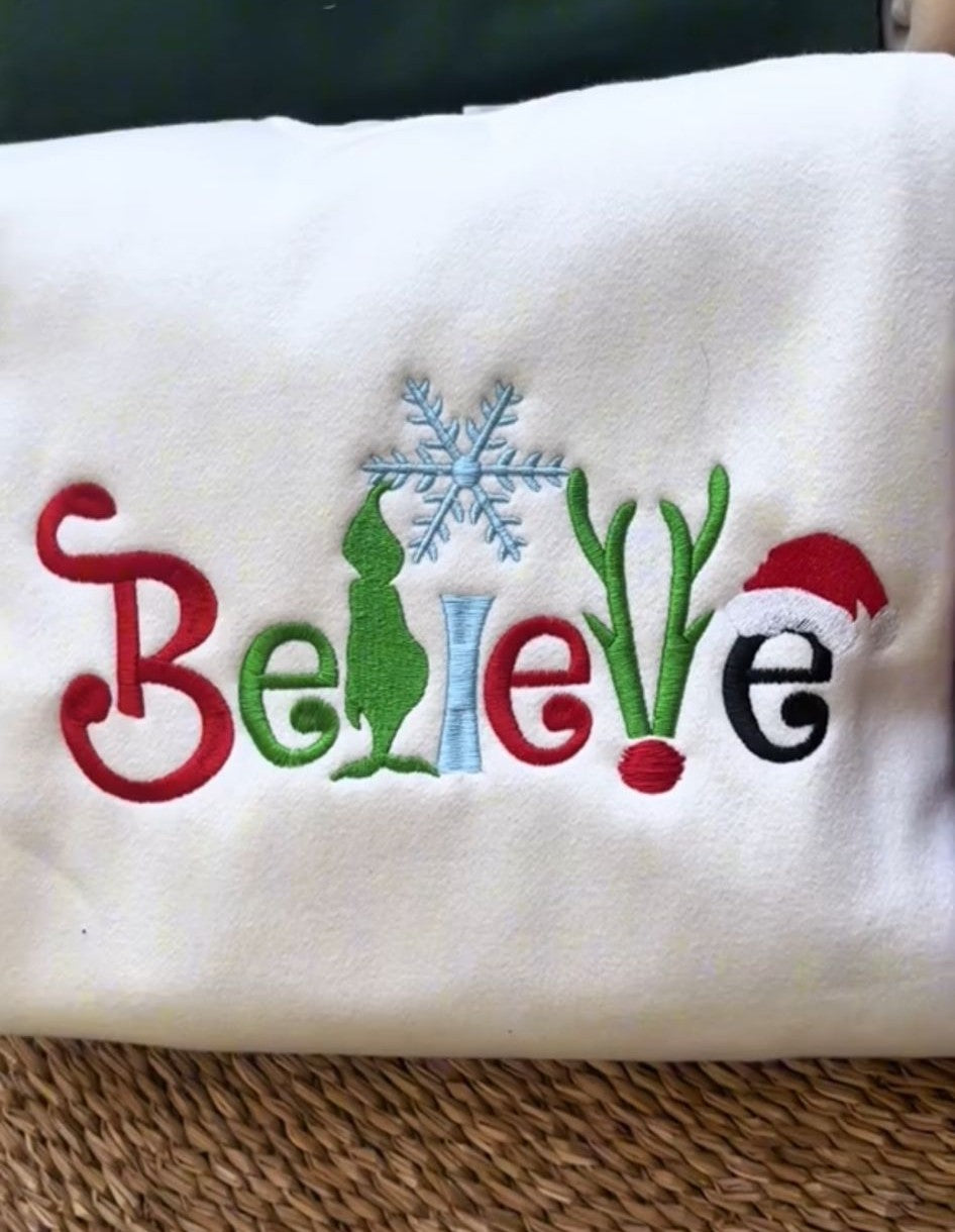 Sweat Believe Grinch Version