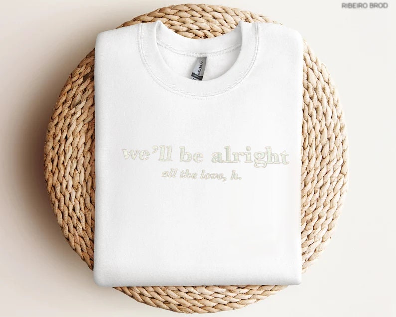 Broderie We’ll be alright by Harry Styles